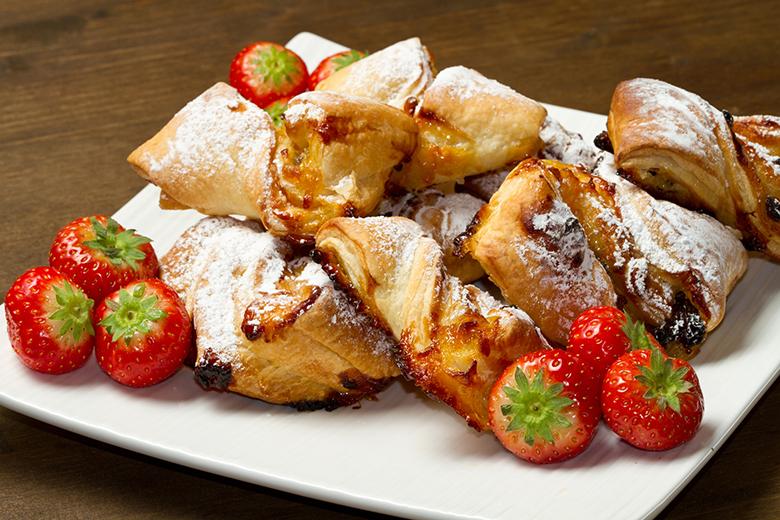 Empanadas mit Erdbeeren