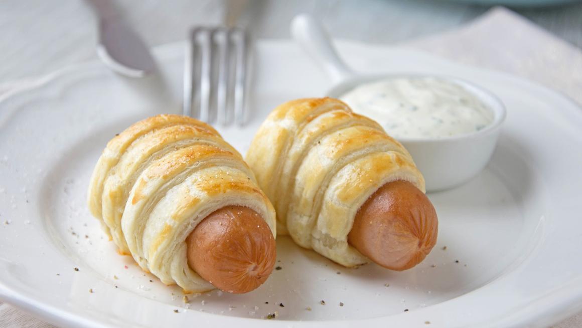 Wienerli im Blätterteig