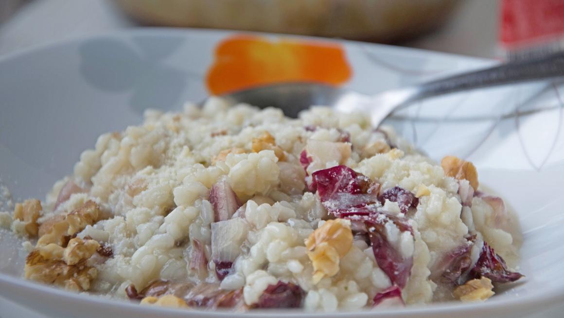 Radicchio-Haselnuss-Risotto