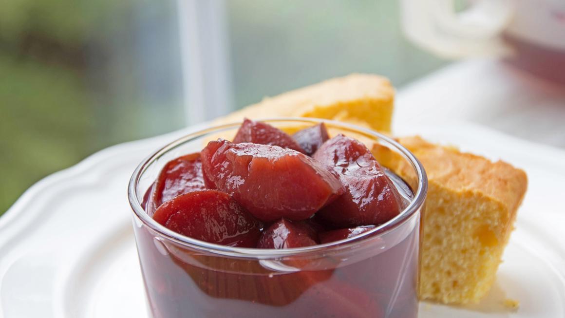 Zwetschgenkompott mit Portwein