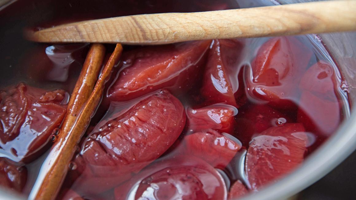 Zwetschgenkompott mit Rum