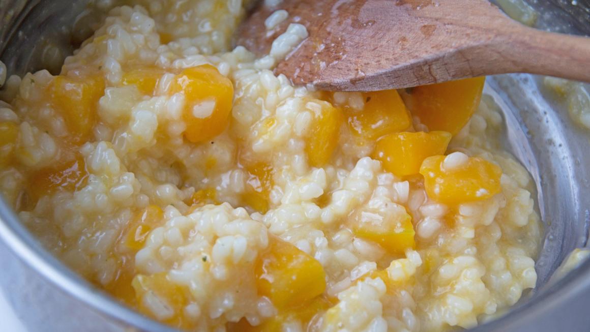 Veganes Kürbisrisotto