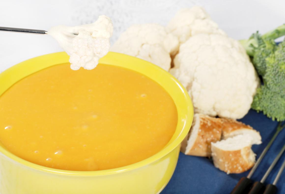 Winterliches Gemüse Fondue
