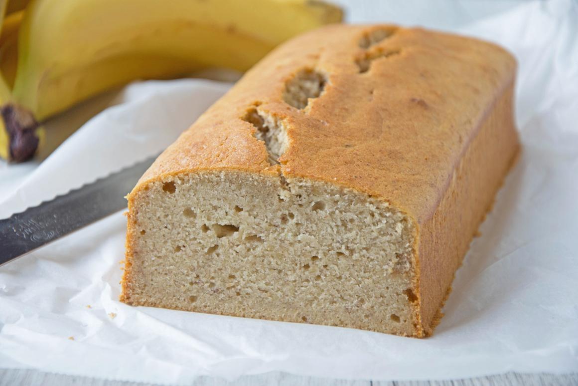 Feiner Kuchen mit Bananen in Kokosöl