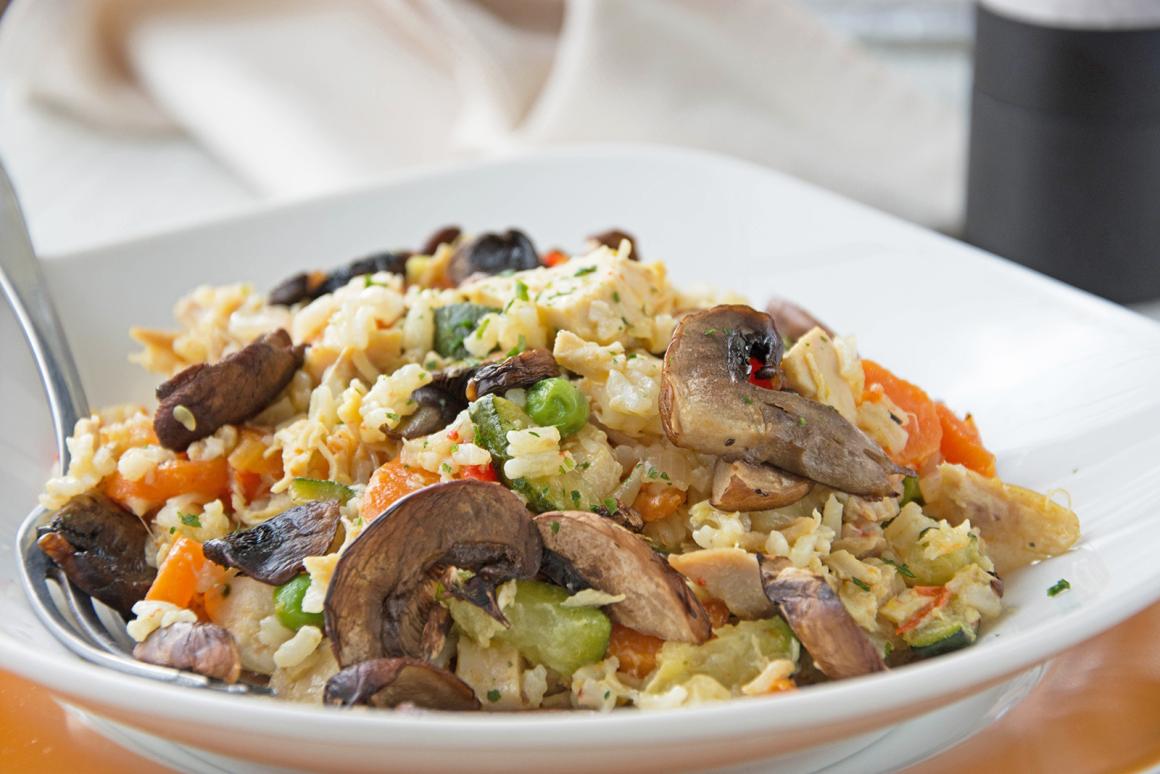 Pilz-Gemüse-Paella