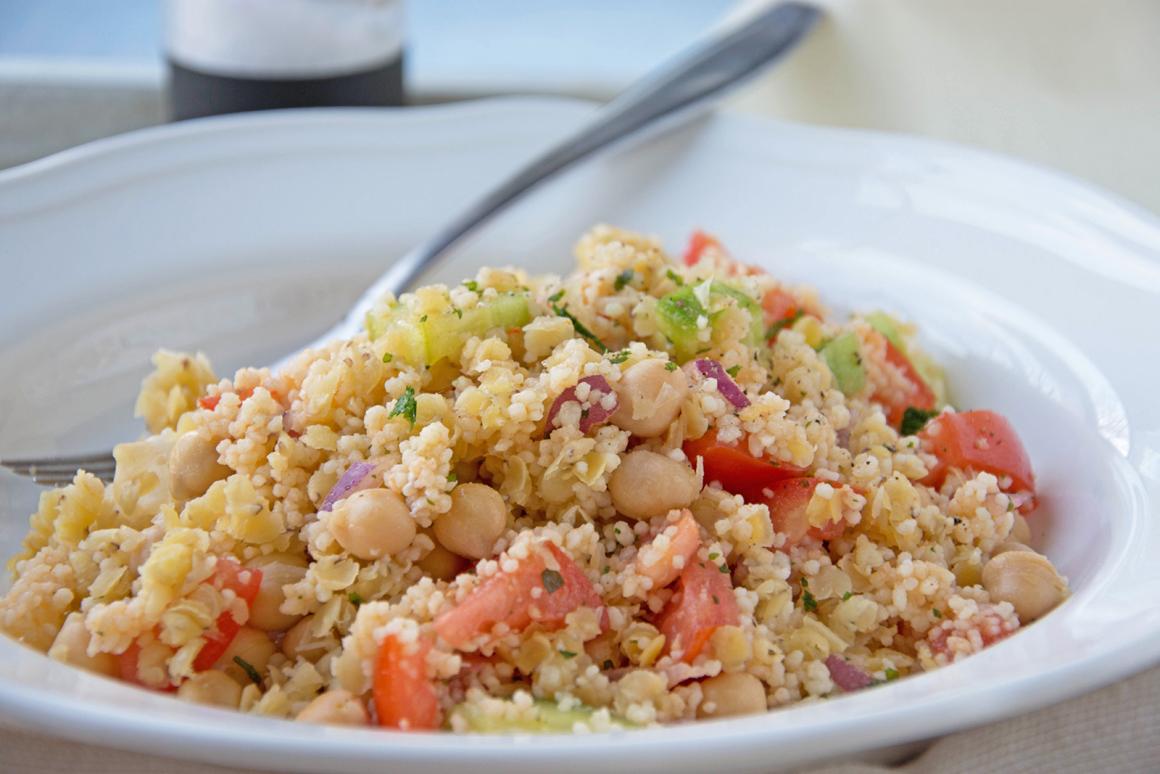 Couscous Salat ohne Paprika