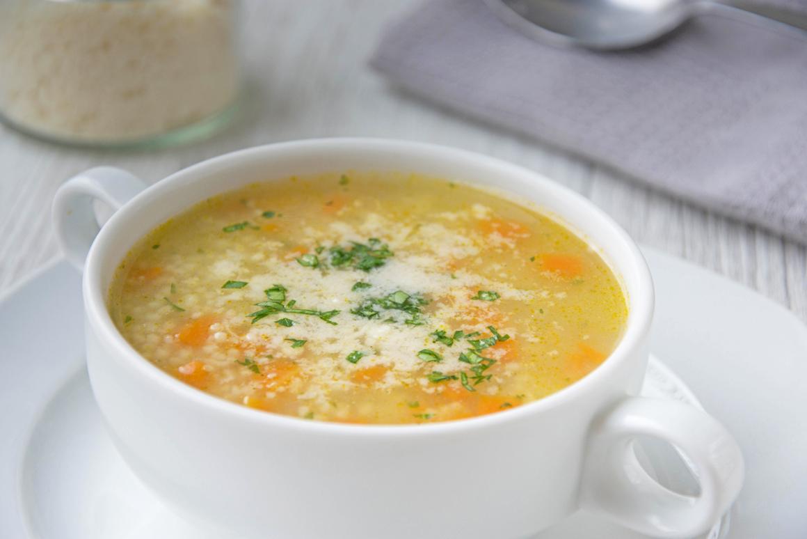 Hirse-Zwiebel-Suppe