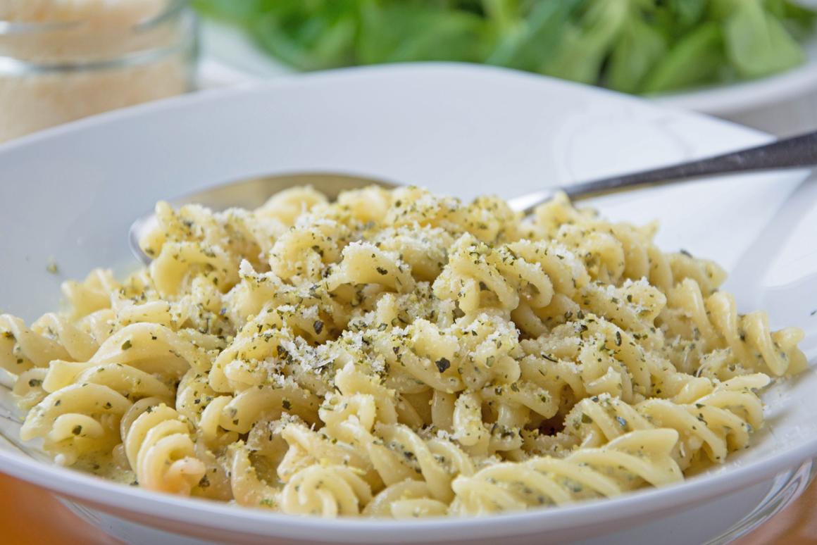 Fusilli mit Pistazien