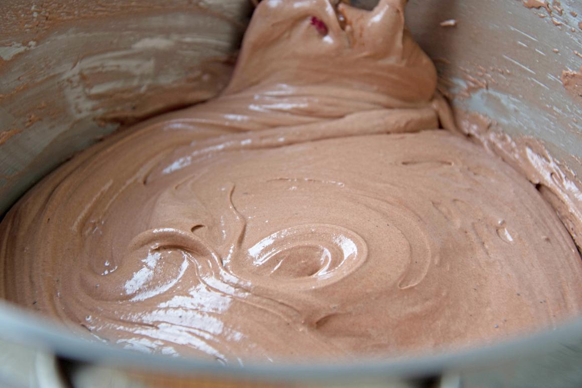 Dunkle Schokoladenmousse