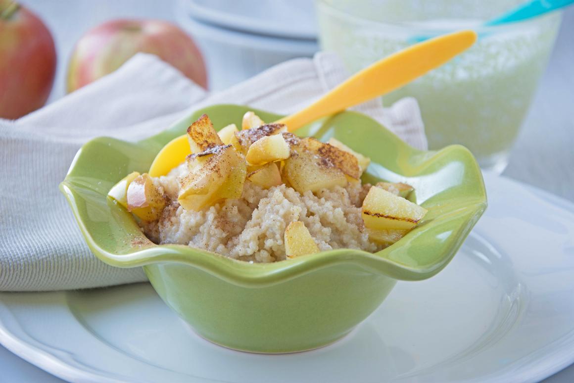 Hirse-Apfel-Dessert