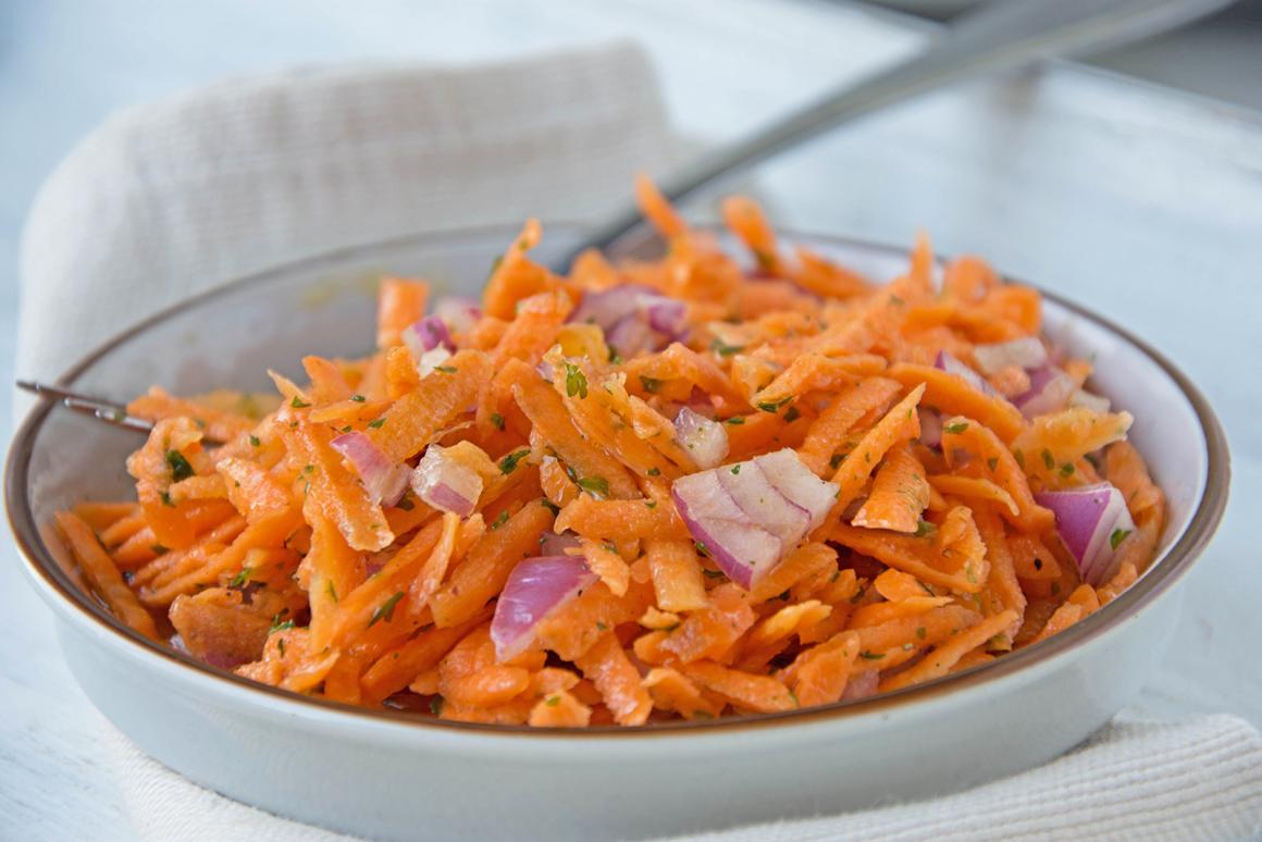 Rüeblisalat mit Ingwer