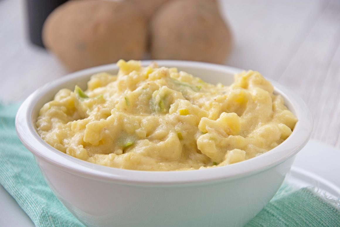 Kartoffelstock mit Lauch