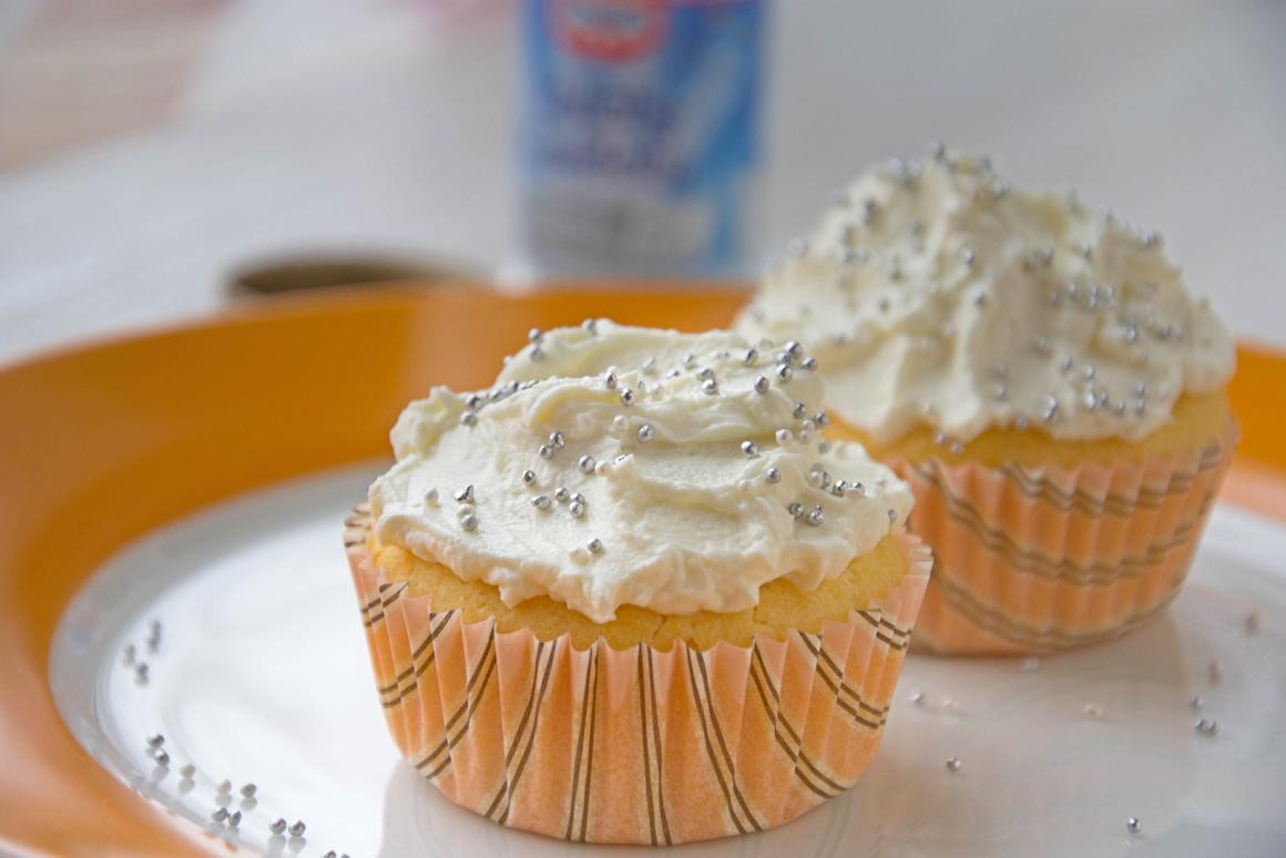 Cupcakes mit Frischkäse Topping