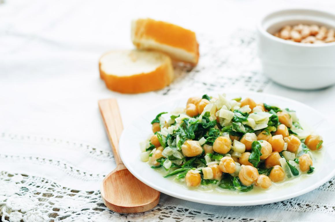 Kichererbsen-Spinat-Suppe
