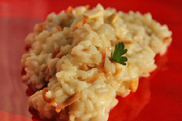 Mandel-Risotto