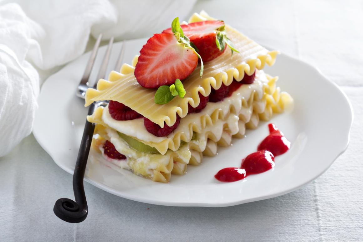 Süsse Lasagne