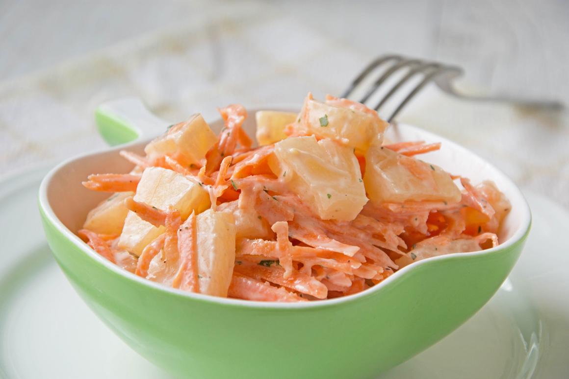 Rüeblisalat mit Ananas