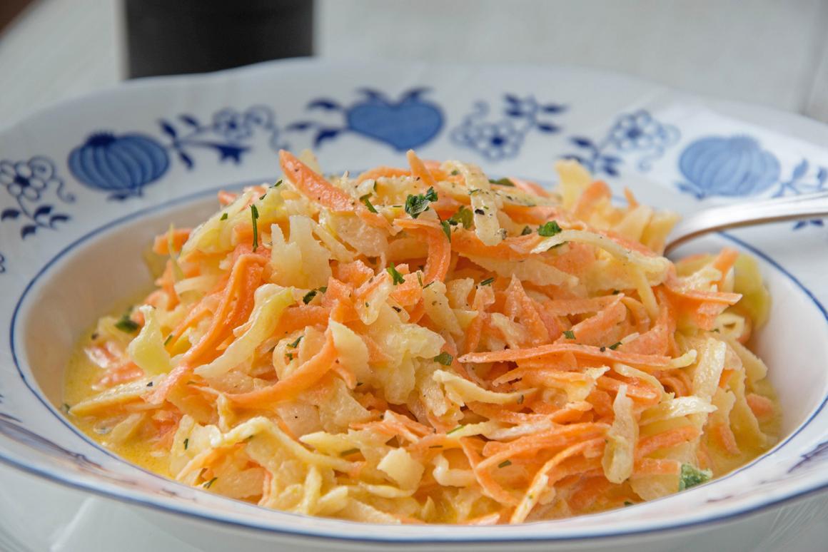 Wintergemüse Kabis-Rüeblisalat