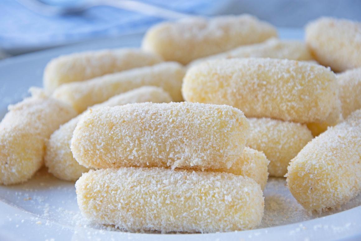 Kartoffelkroketten aus Püree