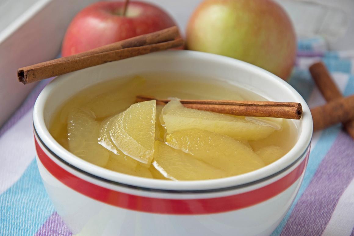 Apfelkompott mit Zimt - Rezept