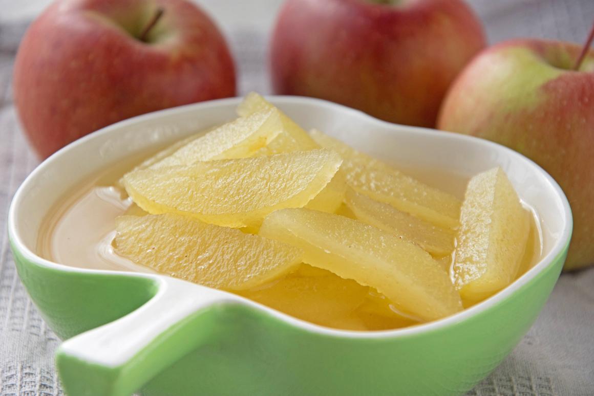 Apfelkompott mit Calvados