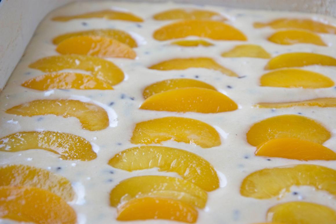 Pfirsichkuchen