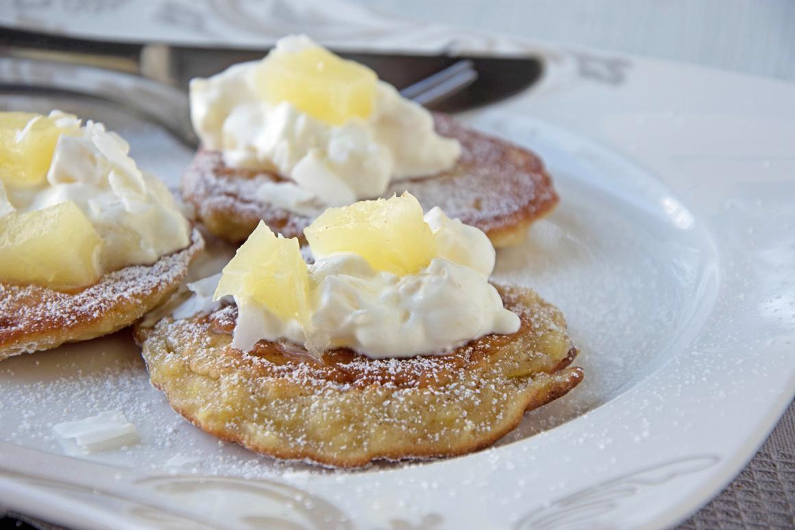 Blini mit Kokosquark