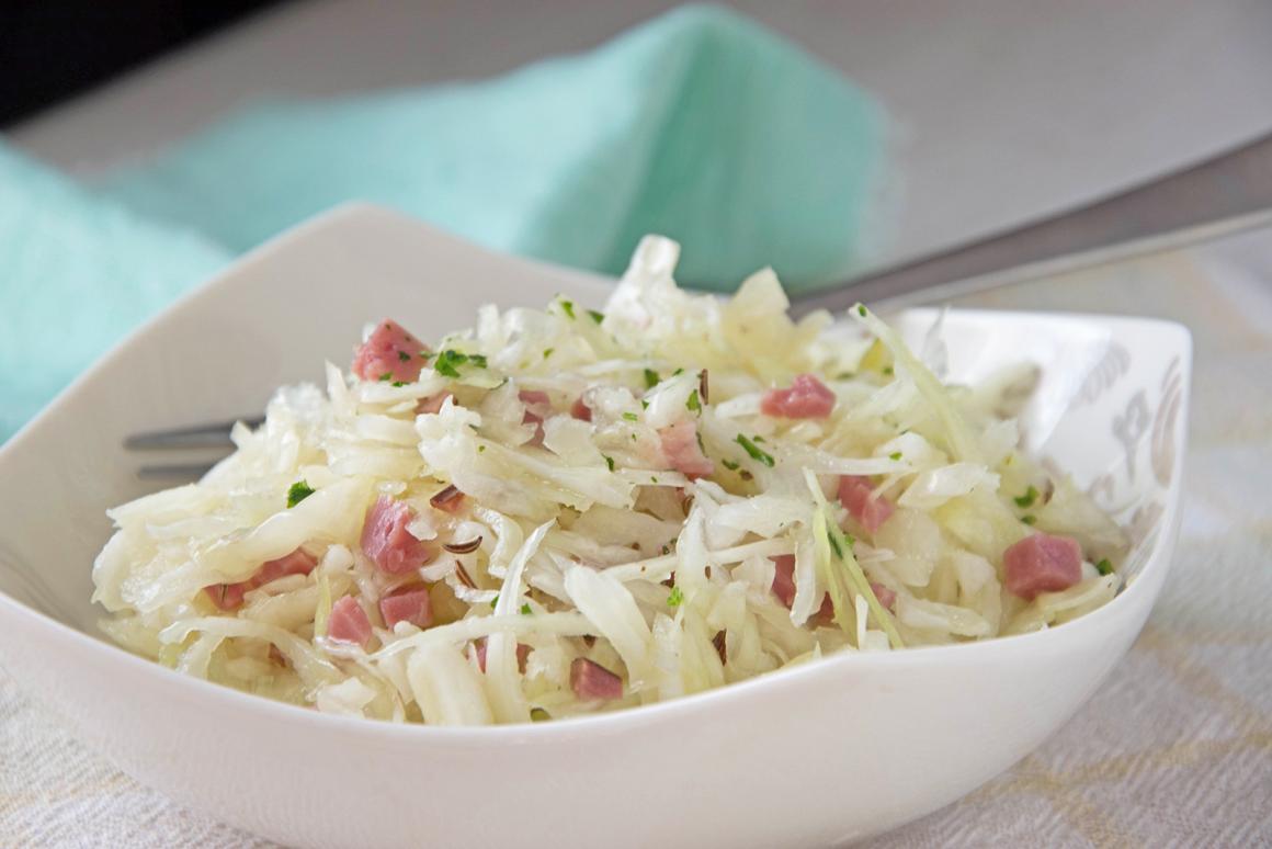 Warmer Krautsalat