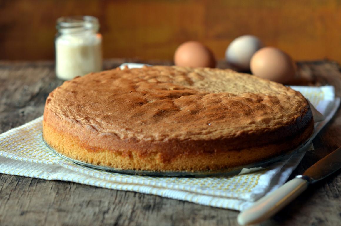 Biskuitboden für Obstkuchen