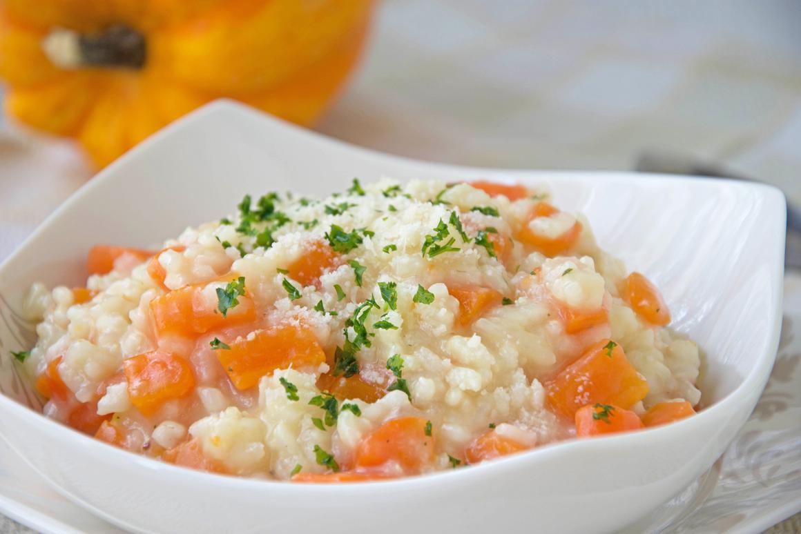 Veganes Kürbisrisotto