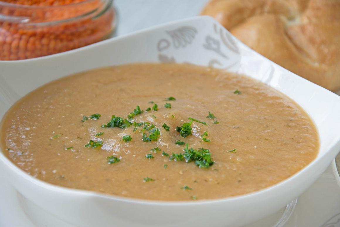 Linsensuppe mit Curry