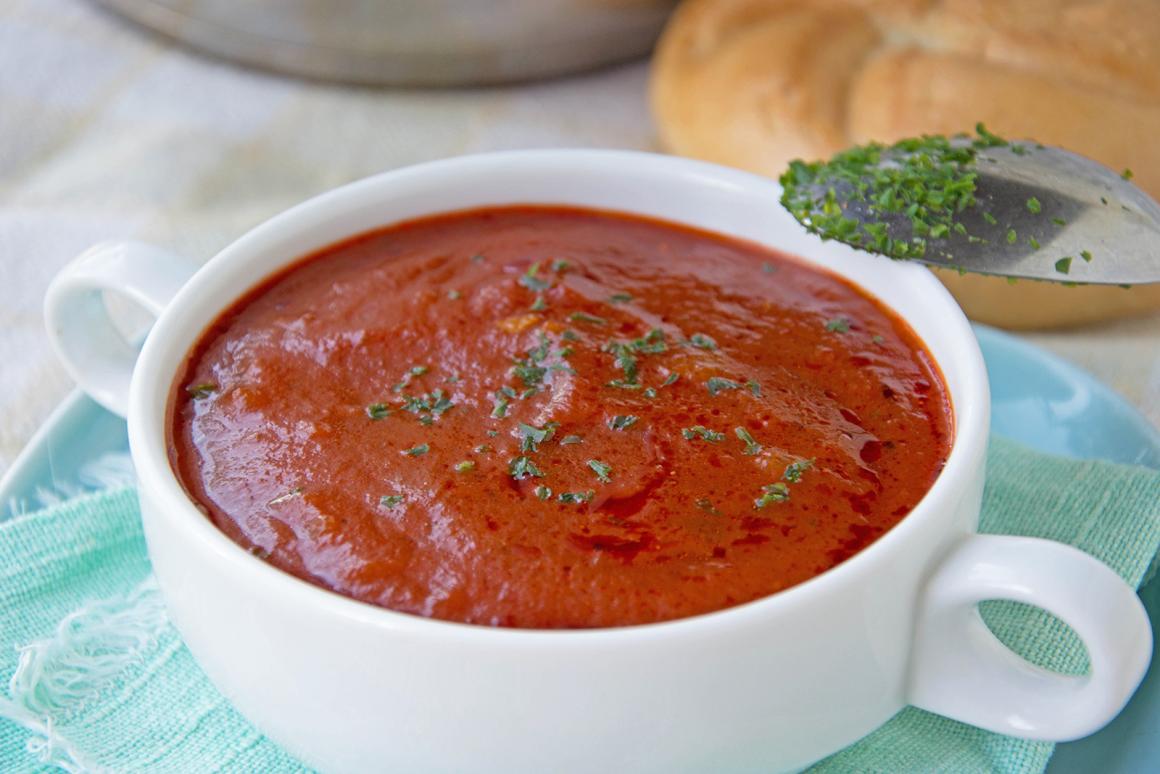 Vegane Paprikasuppe