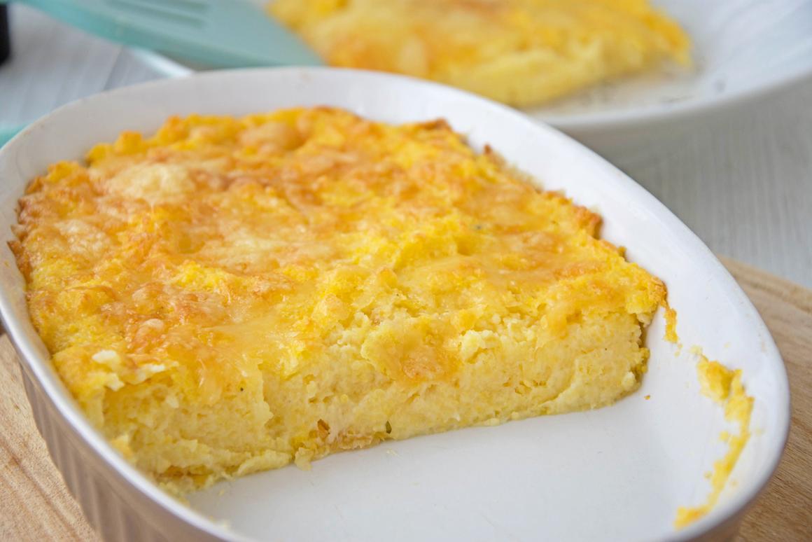 Polenta Auflauf mit Käse