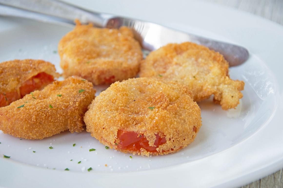 Panierte Tomaten