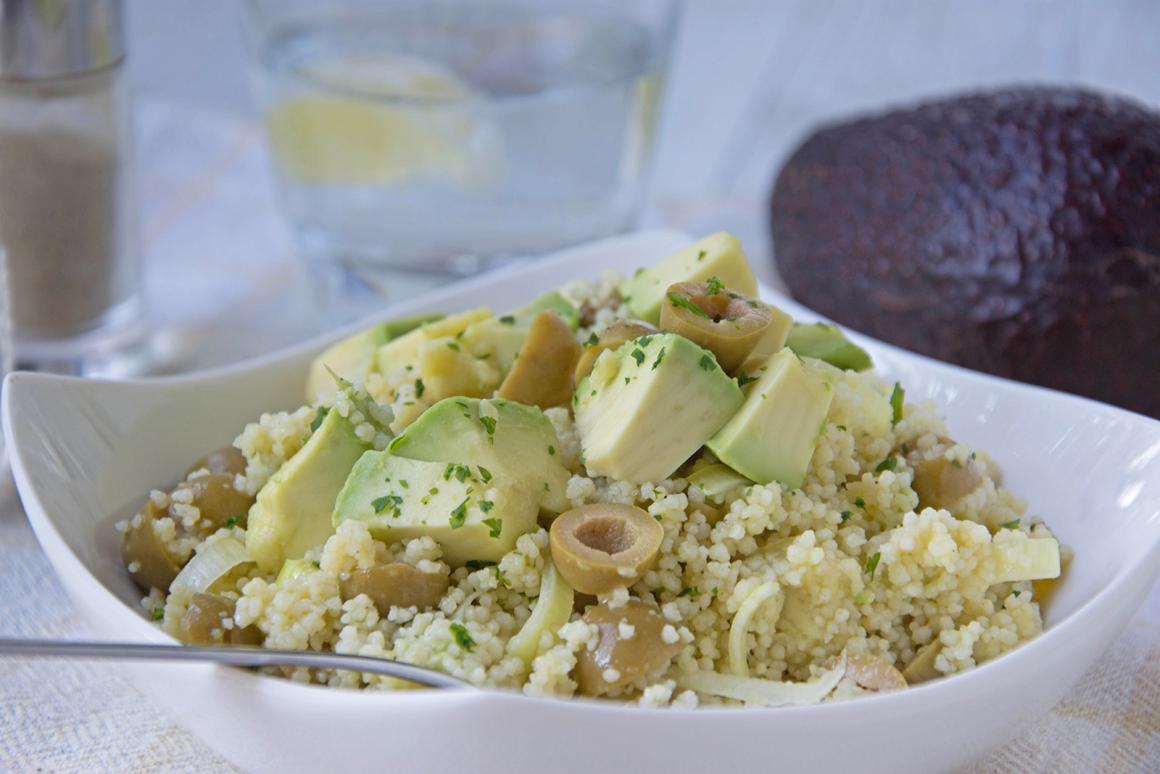 Avocado-Petersilien-Bulgur