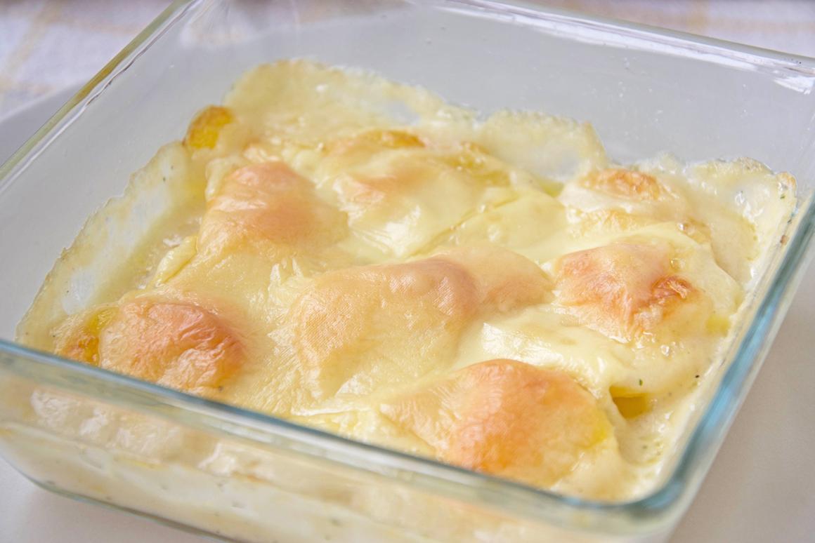 Kartoffelgratin ohne Ei