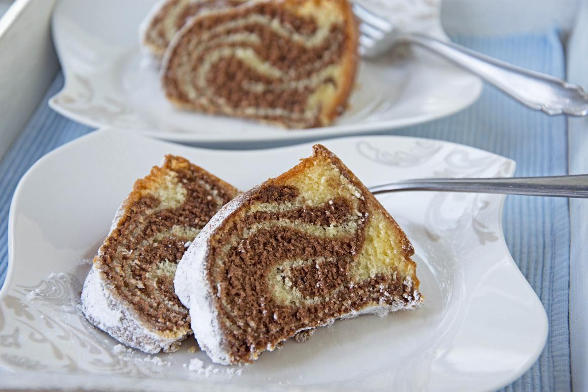 Saftiger Marmorkuchen