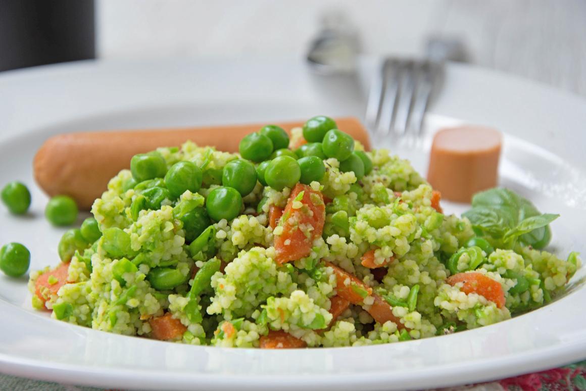 Mandel-Erbsen-Couscous
