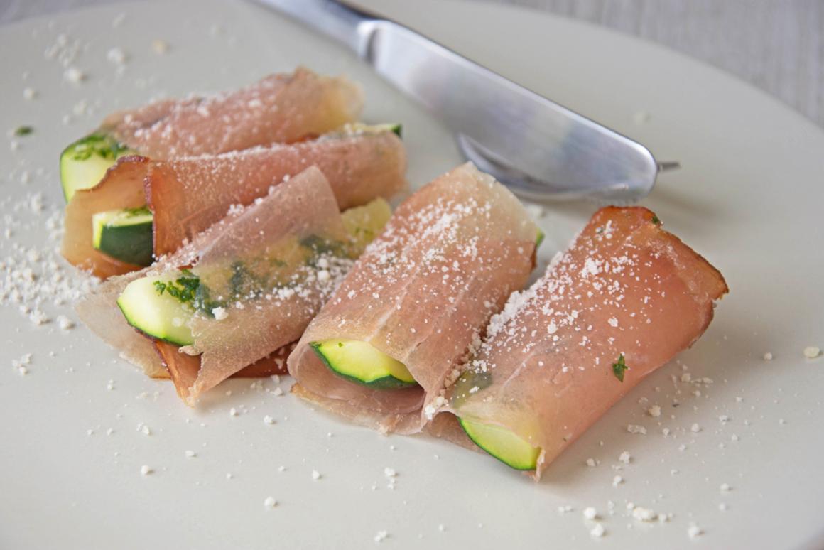 Zucchetti-Schinken-Röllchen