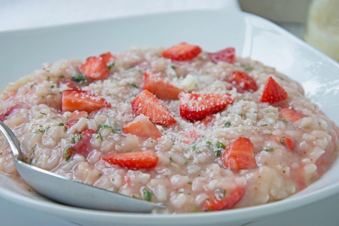 Erdbeerrisotto