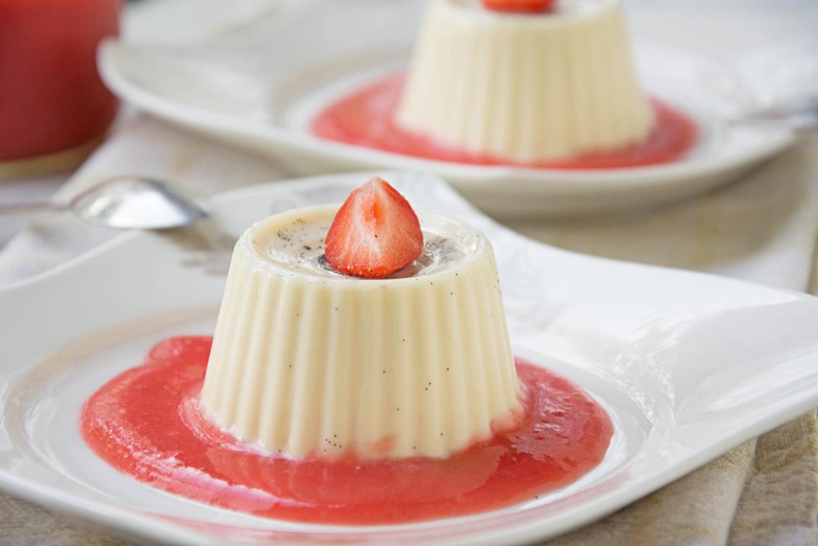 Veganes Panna Cotta
