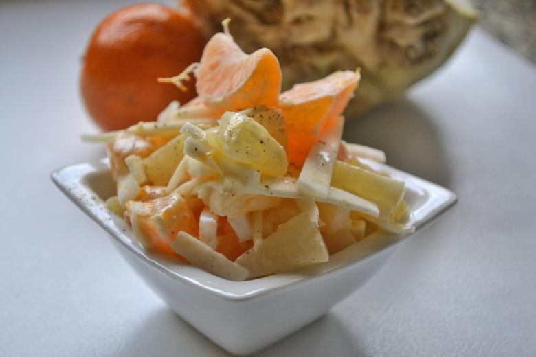 Selleriesalat mit Mandarine