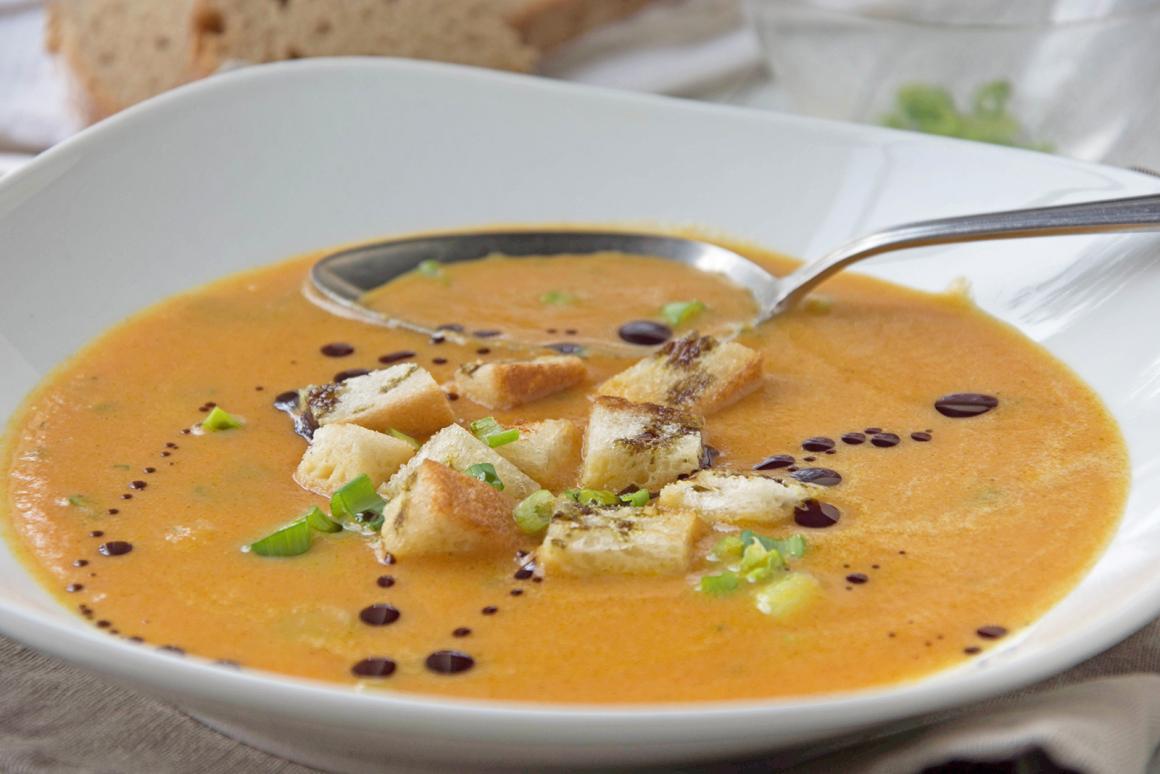 Vegane Kürbissuppe