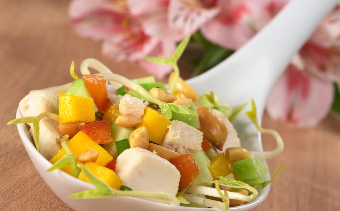 Thailändischer Pouletsalat