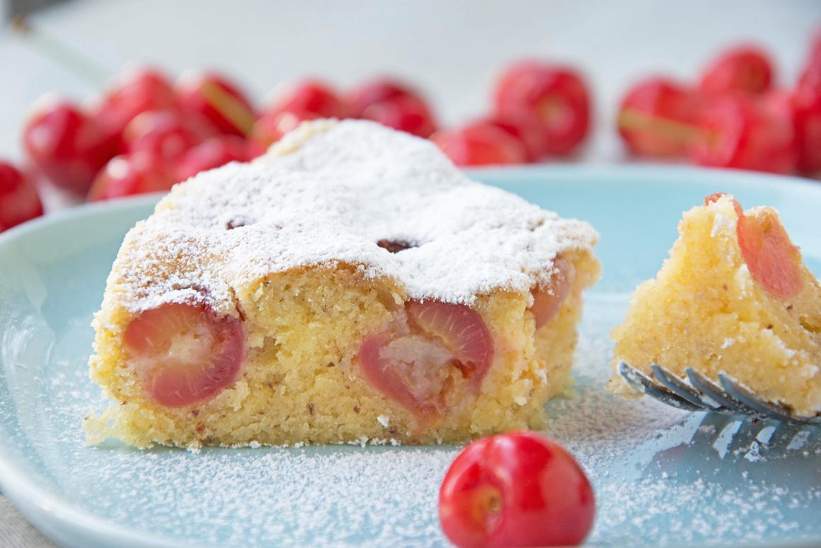 Französischer Kirschkuchen