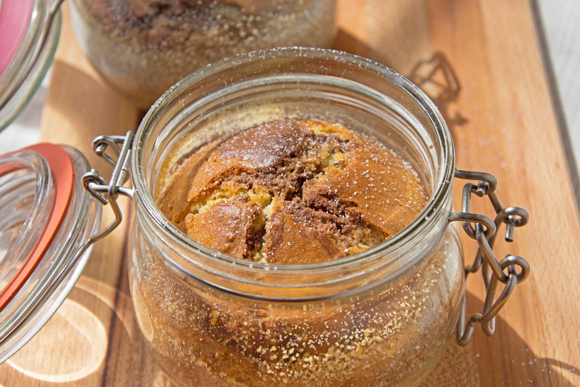 Kuchen im Glas