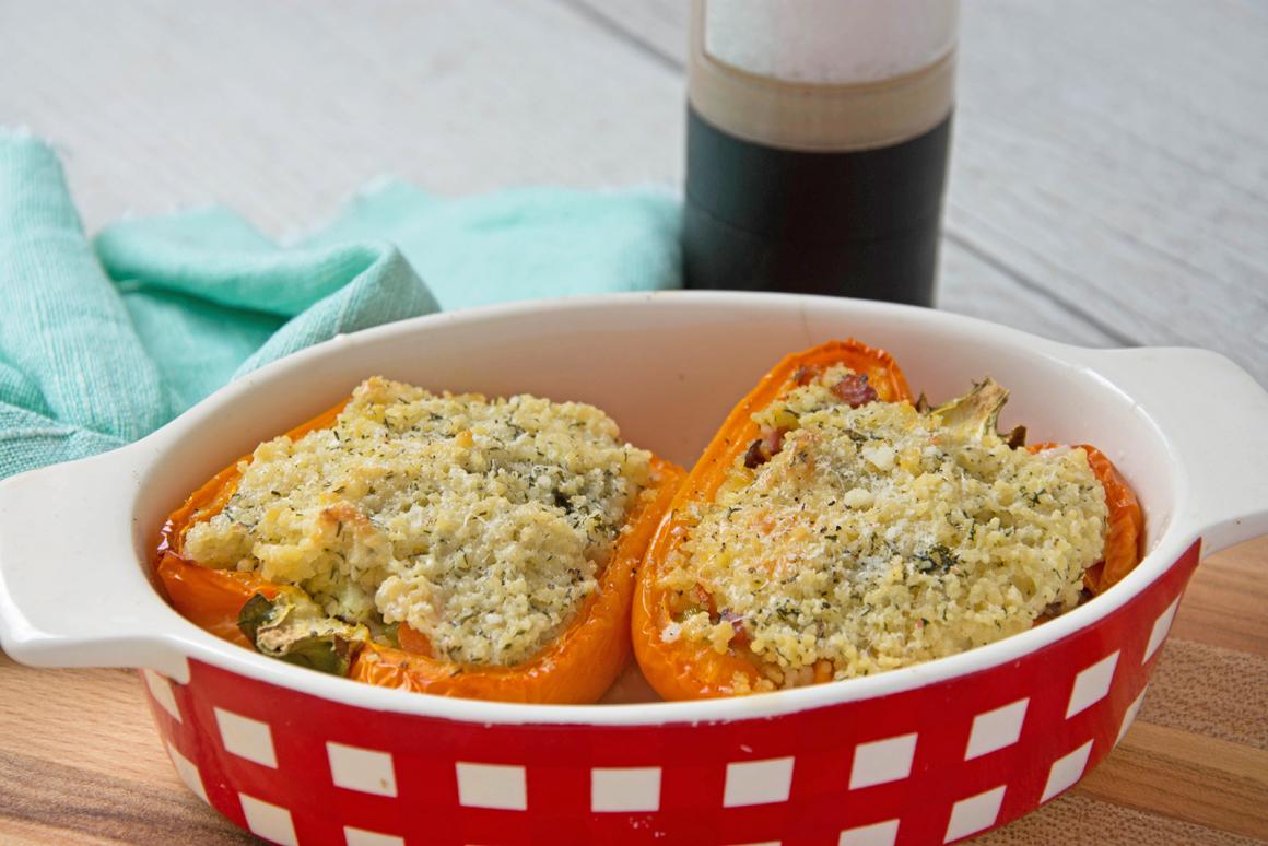 Gefüllte Peperonischoten mit Couscous