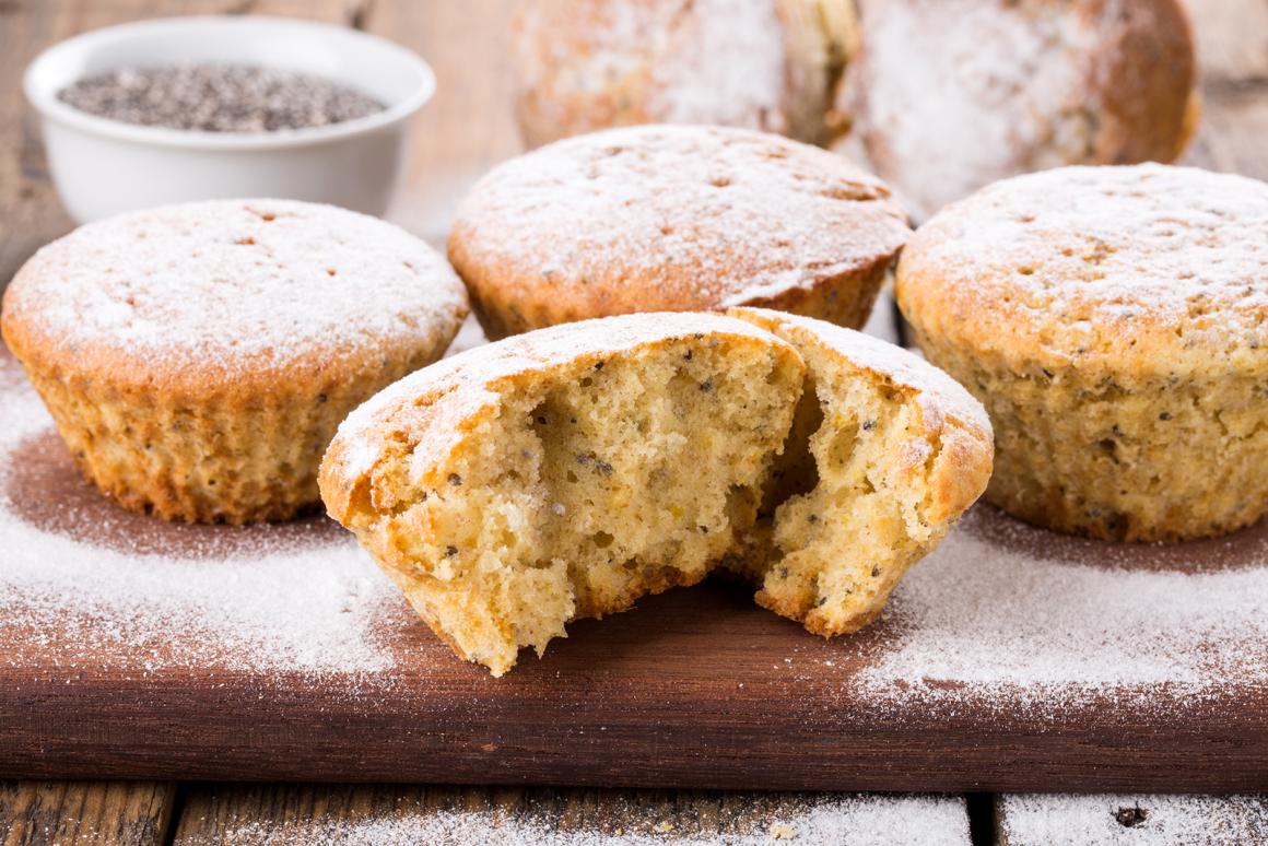 Zitronen-Chia-Muffins