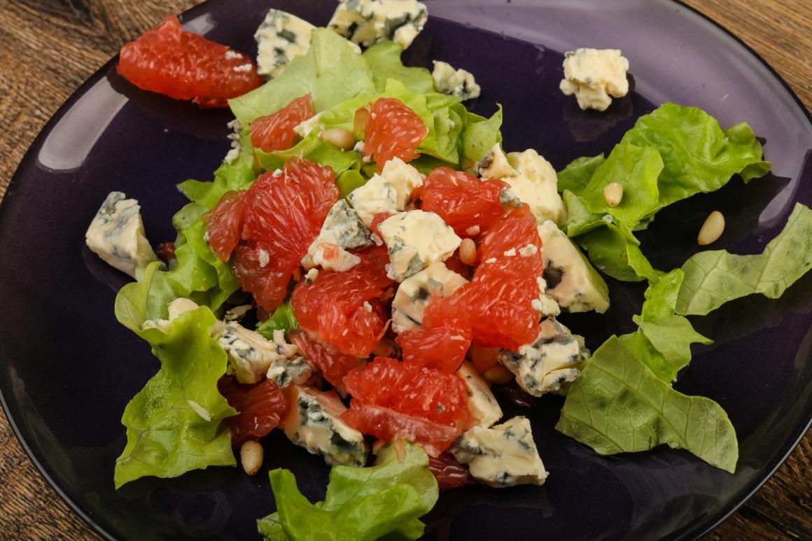 Grapefruit mit Käse