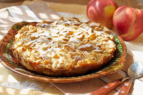 Fruchtwähe mit Äpfel